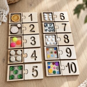 Matematyczne Puzzle Sensoryczne