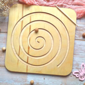 Dwustronna Spirala - wysypywanka drewniana