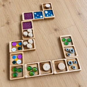 Sensoryczne Domino, gra sensoryczna