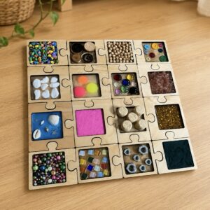 Puzzle Sensoryczne - układanka 16-elementowa