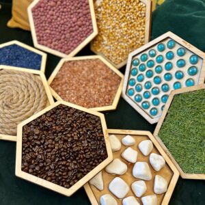 Panel sensoryczny do ścieżki sensorycznej w kształcie heksagonu STANDARD