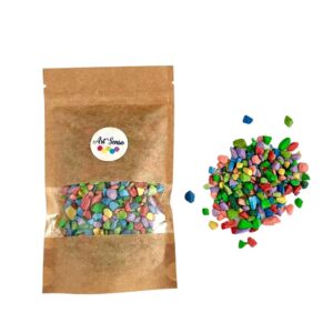 Kolorowe kamienie, żwirek do wysypywanek i zabaw sensorycznych