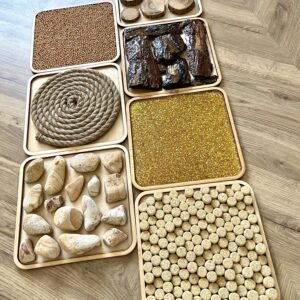 NATURA 2.0 - zestaw 7 paneli sensorycznych - naturalna ścieżka sensoryczna