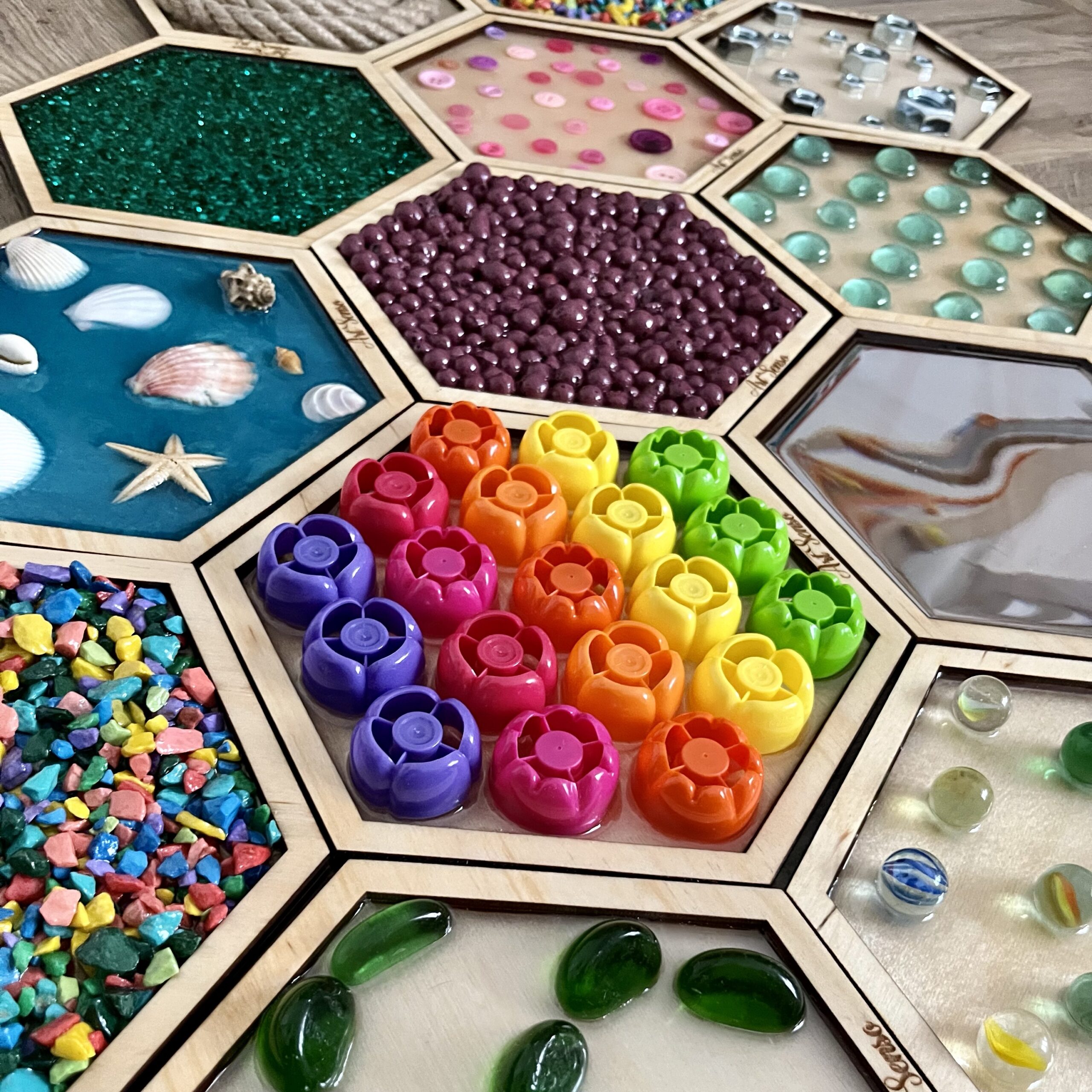 ścieżka sensoryczna kolorowa dla dzieci