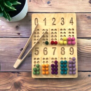 Tablica Matematyczna – sorter, wysypywanka - ZESTAW