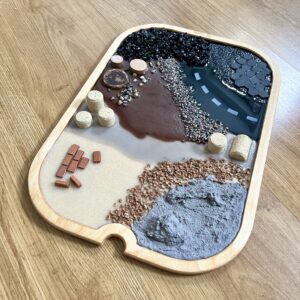 Panel tematyczny PLAC BUDOWY - nakładka na stolik FLISAT