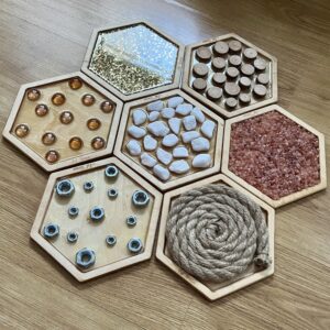 NA DOBRY POCZĄTEK - zestaw 7 bestsellerowych paneli sensorycznych - ścieżka sensoryczna