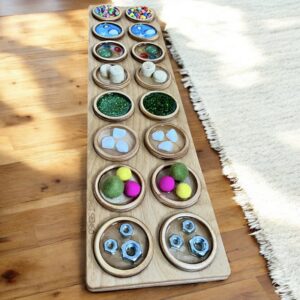 MEMORKI SENSORYCZNE z tacą panele sensoryczne 6 cm