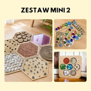 Zestaw MINI 2 – startowy zestaw pomocy sensorycznych do bawialni, przedszkola, gabinetu