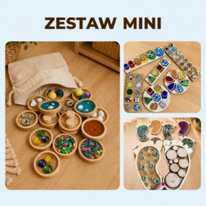 Zestaw MINI – startowy zestaw pomocy sensorycznych do bawialni, przedszkola, hotelu