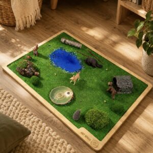 Makieta sensoryczna Leśna Polana na stolik IKEA LÄTT