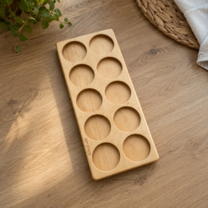 Podstawka pod Memory Sensoryczne – 10 miejsc na krążki 6 cm, taca