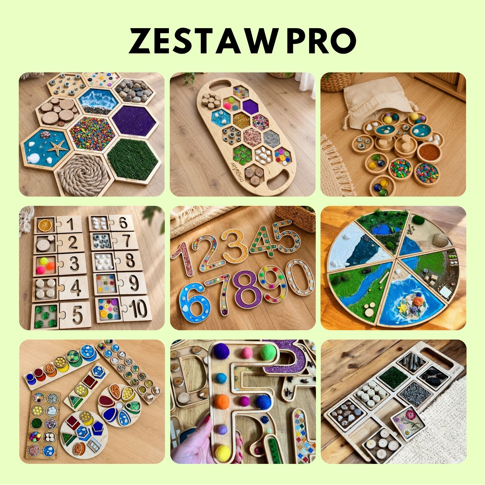 Zestaw PRO – pełne wyposażenie przestrzeni sensoryczno-edukacyjnej